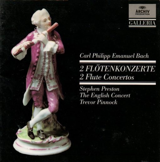 Carl Philipp Emanuel Bach - Stephen Preston, The English Concert, Trevor Pinnock - 2 Flötenkonzerte = 2 Flute Concertos (CD, RM) (Near Mint (NM or M-))