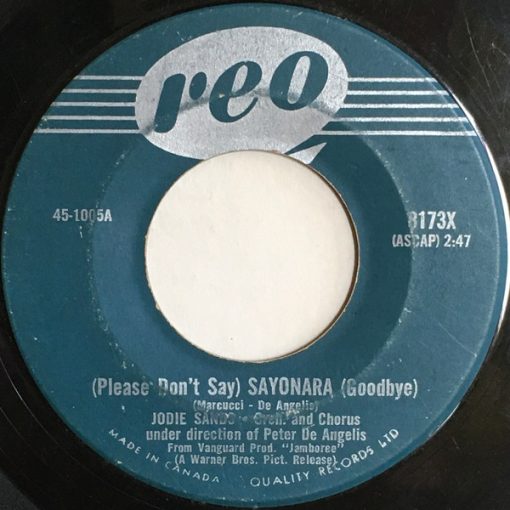 Jodie Sands - (Please Don't Say) Sayonara (Goodbye) (7", Single) (Very Good (VG))