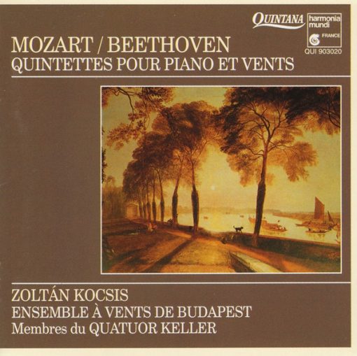 Wolfgang Amadeus Mozart / Ludwig van Beethoven, Zoltán Kocsis, Budapest Wind Ensemble, Keller Quartet - Quintettes Pour Piano Et Vents (CD, Album) (Near Mint (NM or M-))