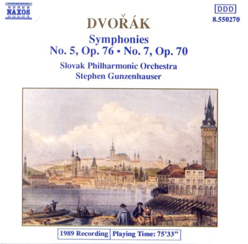 Antonín Dvořák, Slovak Philharmonic Orchestra, Stephen Gunzenhauser - Symphonies No.5, Op. 76 • No. 7, Op. 70 (CD, Album) (Near Mint (NM or M-))