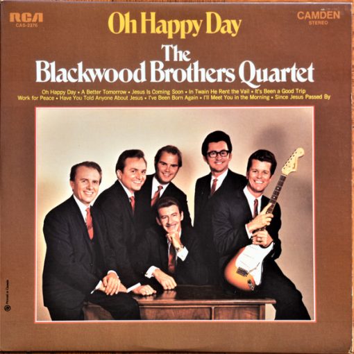 The Blackwood Brothers Quartet - Oh Happy Day (LP, Album) (Mint (M))