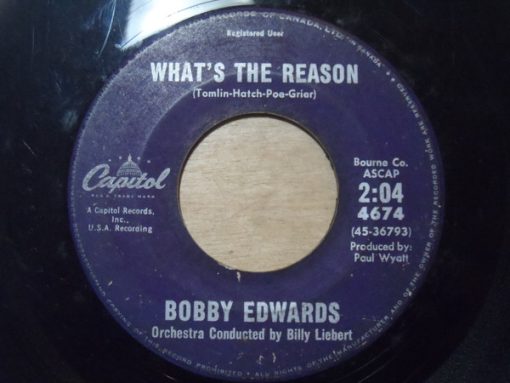 Bobby Edwards (3) - What's The Reason (7") (Very Good Plus (VG+))