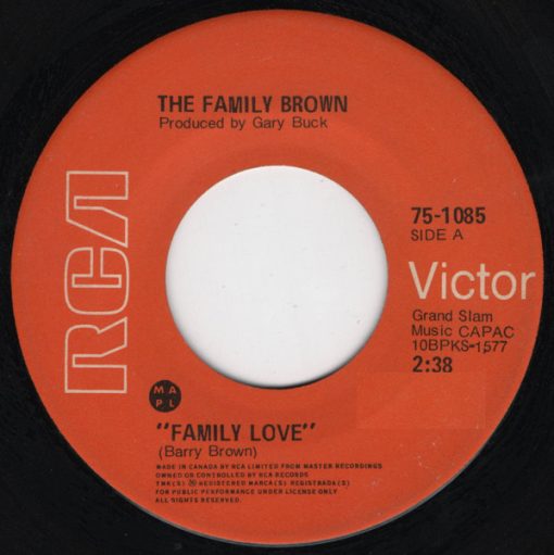 Family Brown (2) - Family Love (7", Single) (Very Good (VG))