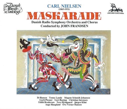 Carl Nielsen, Danmarks Radios Symfoniorkester And Radiokoret Conducted By John Frandsen, Ib Hansen, Tonny Landy, Mogens Schmidt Johansen, Gurli Plesner, Gert Bastian, Christian Sørensen, Edith Brodersen, Tove Hyldgaard, Jørgen Klint, Aage Haugland, Ove Ve - Maskarade (2xCD, Album, RE, RM) (Near Mint (NM or M-))