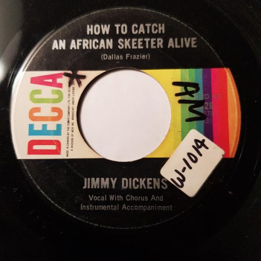 Little Jimmy Dickens - How To Catch An African Skeeter Alive / Can You Build Your House (7", Single) (Very Good (VG))