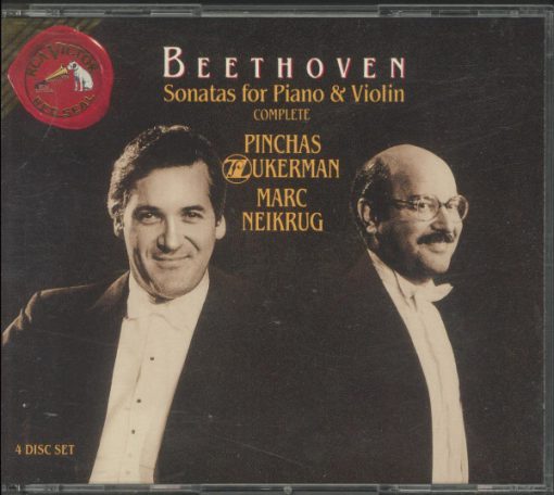 Ludwig van Beethoven, Pinchas Zukerman, Marc Neikrug - Sonatas For Piano & Violin (4xCD, Comp, Box) (Near Mint (NM or M-))