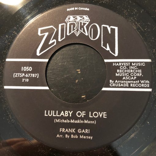 Frank Gari - Lullaby Of Love (7", Single, Mono) (Very Good Plus (VG+))