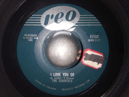 The Chantels - I Love You So / How Could You Call It Off (7", Single) (Very Good Plus (VG+))