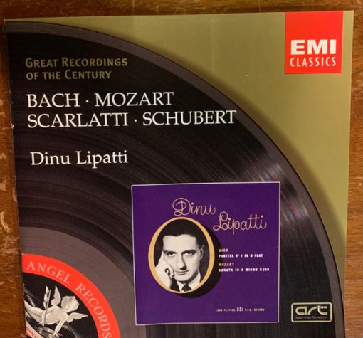 Johann Sebastian Bach . Wolfgang Amadeus Mozart . Domenico Scarlatti . Franz Schubert - Dinu Lipatti - Bach • Mozart • Scarlatti • Schubert - Lipatti (CD, Comp, Mono, RM) (Near Mint (NM or M-))