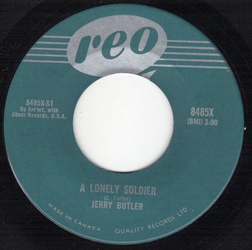 Jerry Butler - A Lonely Soldier / I Found A Love (7", Single) (Very Good Plus (VG+))