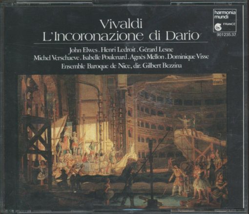 Antonio Vivaldi - John Elwes  . Henri Ledroit  . Gérard Lesne  . Michel Verschaeve  . Isabelle Poulenard  . Agnès Mellon  . Dominique Visse  . Ensemble Baroque De Nice  . Gilbert Bezzina - L' Incoronazione Di Dario (3xCD, Album) (Near Mint (NM or M-))