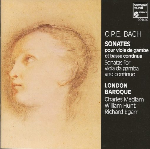 Carl Philipp Emanuel Bach, London Baroque, Charles Medlam, William Hunt, Richard Egarr - C. P. E. Bach: Sonates Pour Viole De Gambe Et Basse Continue (CD) (Near Mint (NM or M-))