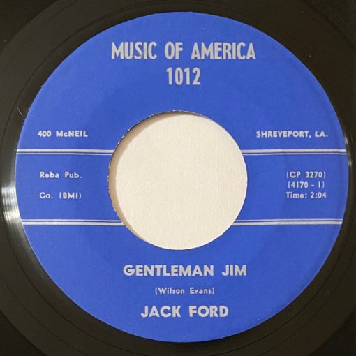 Jack Ford (3) - Gentleman Jim / Dark Side Of The Moon (7") (Very Good Plus (VG+))