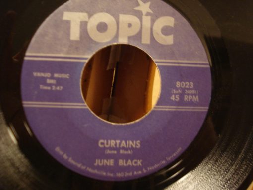 June Black - Curtains (7") (Very Good (VG))