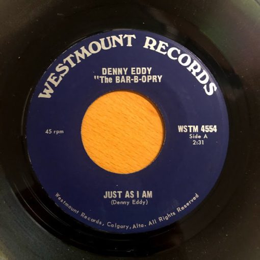 Denny Eddy - Just As I Am (7", Single) (Very Good Plus (VG+))