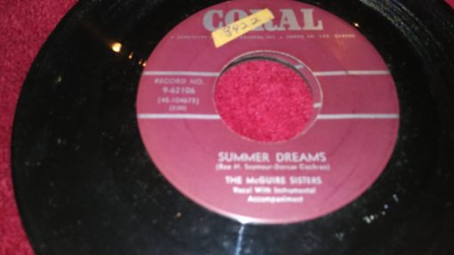 McGuire Sisters - Summer Dreams (7", Single) (Very Good (VG))