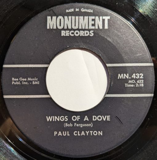 Paul Clayton (2) - Wings Of A Dove (7", Single) (Very Good Plus (VG+))