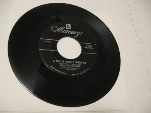 Ernestine Anderson - A Kiss To Build A Dream On / Come On, Baby, Let's Go (7", Single) (Very Good Plus (VG+))