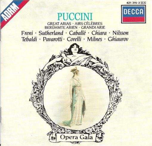 Mirella Freni, Joan Sutherland, Montserrat Caballé, Maria Chiara, Birgit Nilsson, Renata Tebaldi, Luciano Pavarotti, Franco Corelli, Sherrill Milnes, Nicolai Ghiaurov, Elizabeth Harwood - Puccini: Great Arias (CD, Comp, RM) (Near Mint (NM or M-))