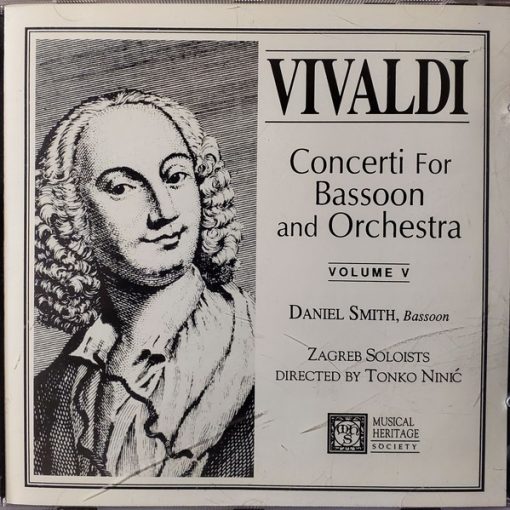 Antonio Vivaldi, Daniel Smith (7), Zagrebački Solisti, Tonko Ninić - Concerti For Bassoon And Orchestra Volume V (CD, RE) (Near Mint (NM or M-))