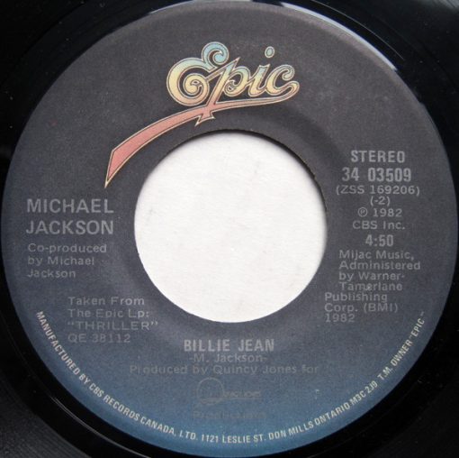 Michael Jackson - Billie Jean (7", Single) (Near Mint (NM or M-))