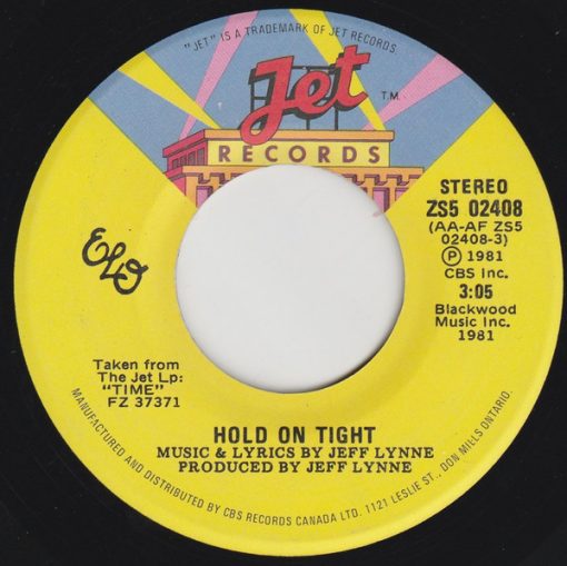 Electric Light Orchestra - Hold On Tight / When Time Stood Still (7") (Near Mint (NM or M-))