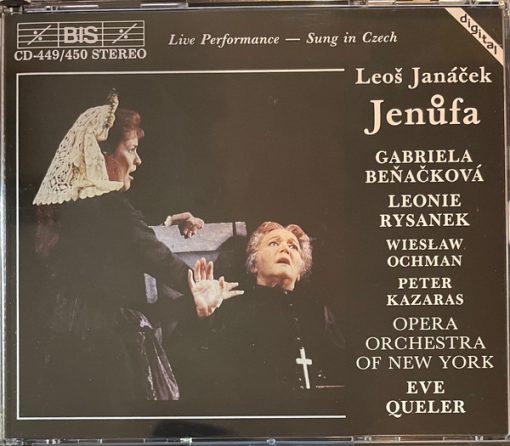 Leoš Janáček - Gabriela Beňačková •  Leonie Rysanek •  Peter Kazaras •  Wiesław Ochman •  The Opera Orchestra Of New York •  Eve Queler - Jenůfa (2xCD, Album) (Near Mint (NM or M-))