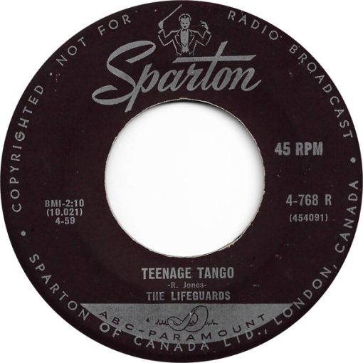 The Lifeguards (2) - Teenage Tango / Everybody Out'ta The Pool (7", Single, Mono) (Very Good Plus (VG+))