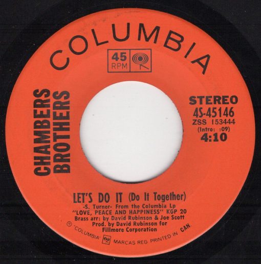 The Chambers Brothers - Let's Do It (Do It Together) (7") (Near Mint (NM or M-))