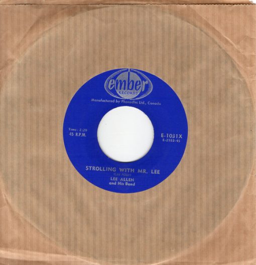 Lee Allen & His Band - Strolling With Mr. Lee / Boppin' At The Hop (7", Single) (Near Mint (NM or M-))