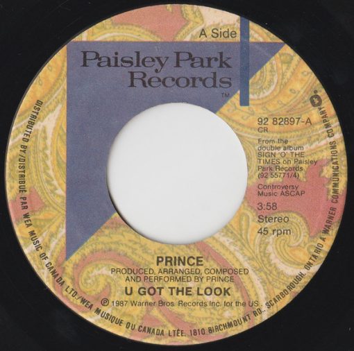 Prince - U Got The Look (7", Single) (Near Mint (NM or M-))