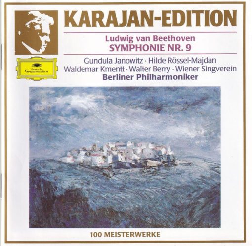 Ludwig van Beethoven – Herbert von Karajan, Berliner Philharmoniker, Gundula Janowitz, Hilde Rössel-Majdan, Waldemar Kmentt, Walter Berry, Wiener Singverein - Symphonie Nr. 9 (CD, Album, RE, RM, RP) (Near Mint (NM or M-))