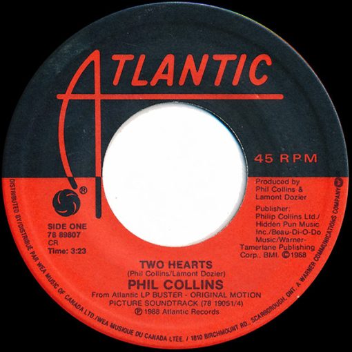 Phil Collins / Anne Dudley - Two Hearts (7") (Near Mint (NM or M-))