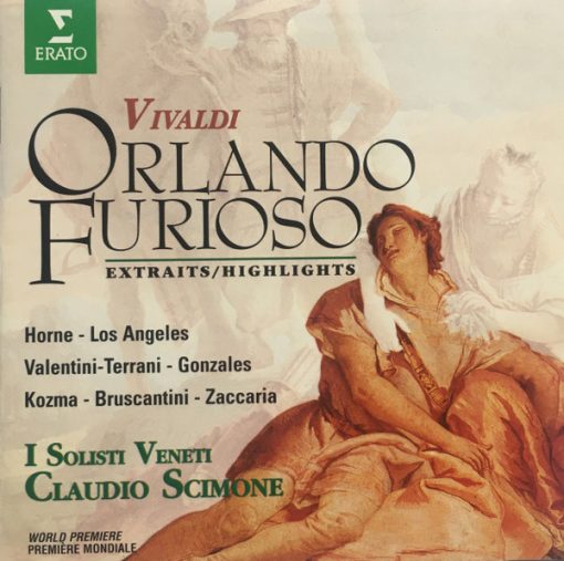 Antonio Vivaldi, Marilyn Horne, Victoria De Los Angeles, Lucia Valentini Terrani, Carmen Gonzales (2), Lajos Kozma, Sesto Bruscantini, Nicola Zaccaria, I Solisti Veneti, Claudio Scimone - Orlando Furioso. Extraits/Highlights (CD, Comp) (Near Mint (NM or M-))