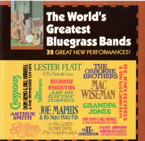 Various - The World's Greatest Bluegrass Bands (CD, Comp, RE) (Near Mint (NM or M-))