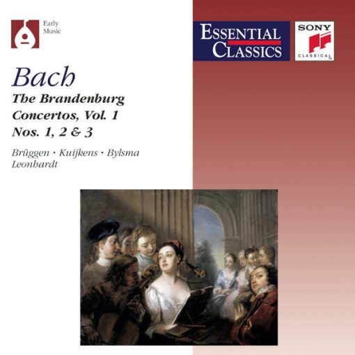 Johann Sebastian Bach, Frans Brüggen, Kuijkens, Anner Bylsma, Gustav Leonhardt - The Brandenburg Concertos, Vol. 1: Nos. 1, 2 & 3 (CD) (Near Mint (NM or M-))