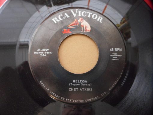 Chet Atkins - Melissa / Down Home (7", Single) (Near Mint (NM or M-))