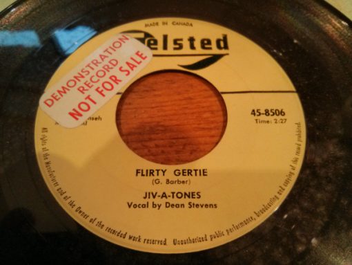 The Jive-A-Tones - Flirty Gertie (7", Single) (Very Good Plus (VG+))