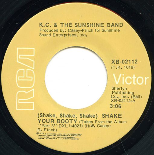 KC & The Sunshine Band - (Shake, Shake, Shake) Shake Your Booty (7", Single) (Near Mint (NM or M-))