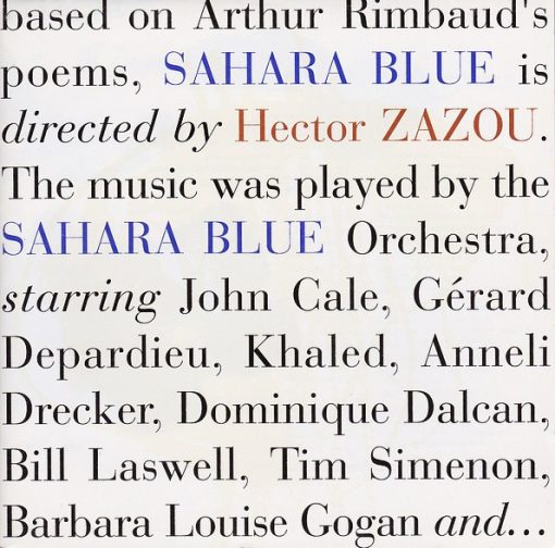 Hector Zazou - Sahara Blue (CD, Album, RE) (Near Mint (NM or M-))