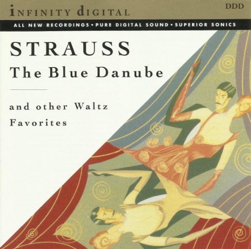 Johann Strauss Jr. - Strauss: The Blue Danube & Other Waltz Favorites (CD, Album, RP) (Near Mint (NM or M-))