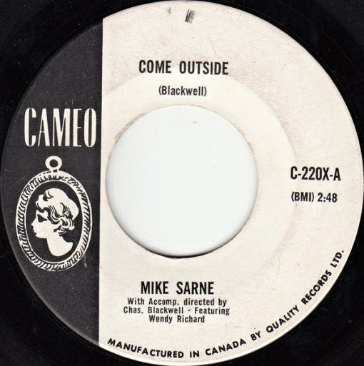 Mike Sarne - Come Outside (7", Single) (Near Mint (NM or M-))