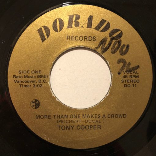 Tony Cooper (6) - More Than One Make A Crowd (7") (Very Good Plus (VG+))