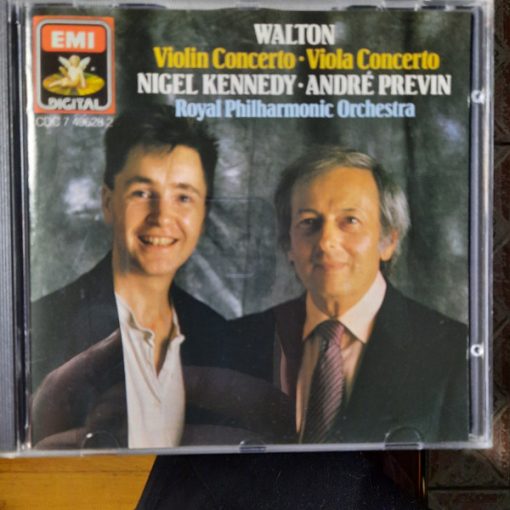 Sir William Walton - Nigel Kennedy, André Previn, Royal Philharmonic Orchestra - Violin Concerto • Viola Concerto (CD, Album) (Near Mint (NM or M-))