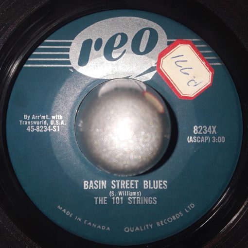 101 Strings - Basin Street Blues (7", Single) (Very Good (VG))