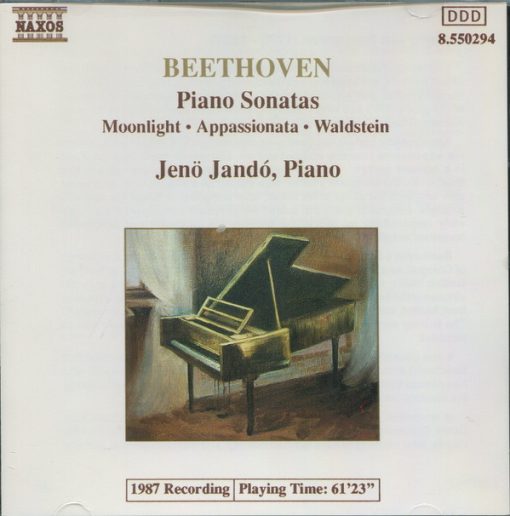 Ludwig van Beethoven / Jenö Jandó - Beethoven: Piano Sonatas Nos. 14, 21 And 23 (CD, Album) (Near Mint (NM or M-))