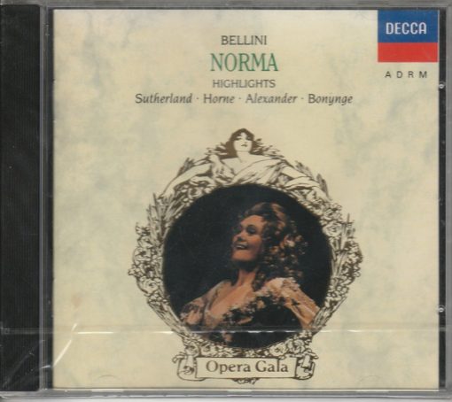 Vincenzo Bellini / Joan Sutherland, Marilyn Horne, John Alexander (7), Richard Cross, London Symphony Orchestra, Richard Bonynge - Norma - Highlights (CD, Album, RE, RM) (Near Mint (NM or M-))