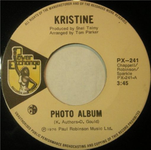 Kristine Sparkle - Photo Album / I'm A Song (7") (Near Mint (NM or M-))