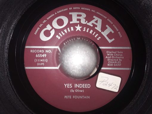 Pete Fountain - Yes Indeed (7", Single) (Very Good (VG))