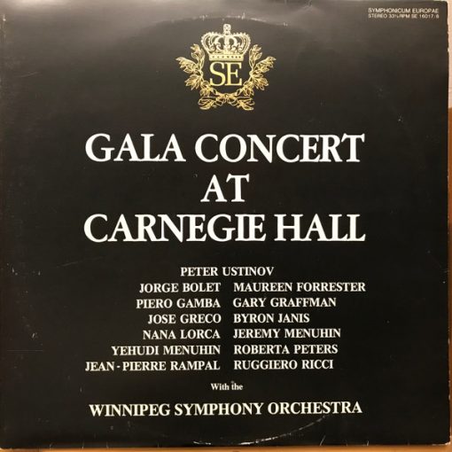 Various - Gala Concert At Carnegie Hall (2xLP, Album) (Mint (M))